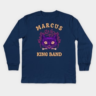 Marcus King Cat Kids Long Sleeve T-Shirt